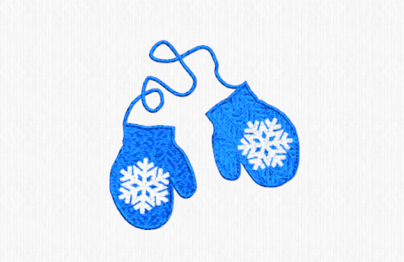Cheery Mittens with String for Cozy Apparel
