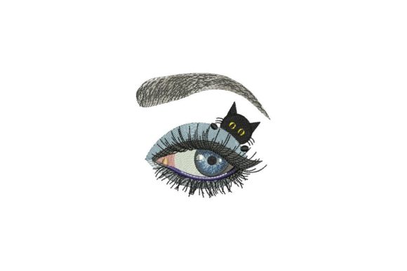 Eye with Black Cat Embroidery Review