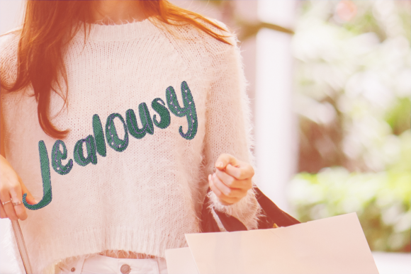 Jealousy Lettering Tribal: A Bold Embroidery Choice