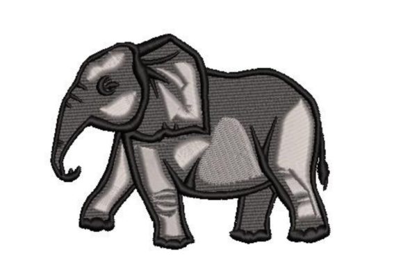 Layered Elephant Embroidery Design Review