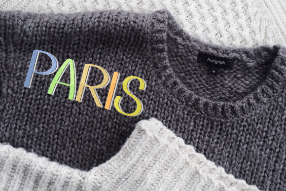Paris Shadowing Lettering Review for Handmade Embroidery Projects