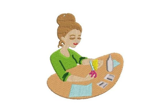 Person Scrapbooking Embroidery Design Review