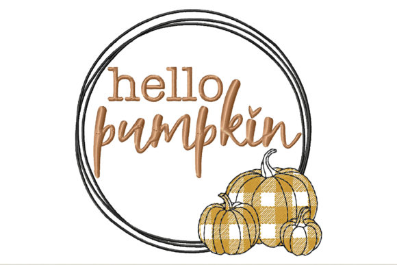 Review: Wreath with Pumpkins Hello Pumpkin