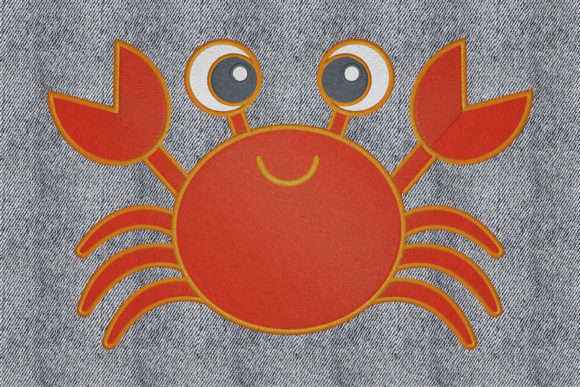 Smile Crab: A Charming Addition to Your Embroidery Projects
