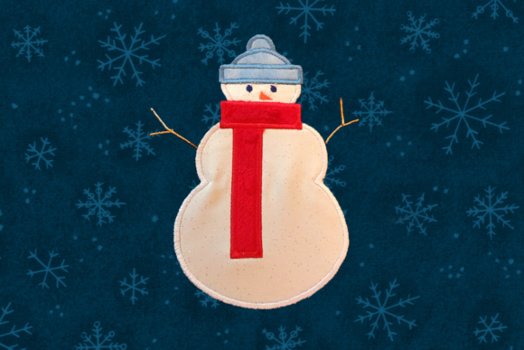 Snowman with Scarf Applique Review