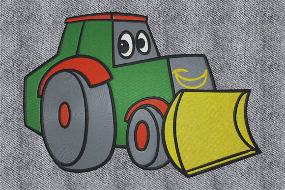 Tractor Bulldozer: A Versatile Embroidery Design