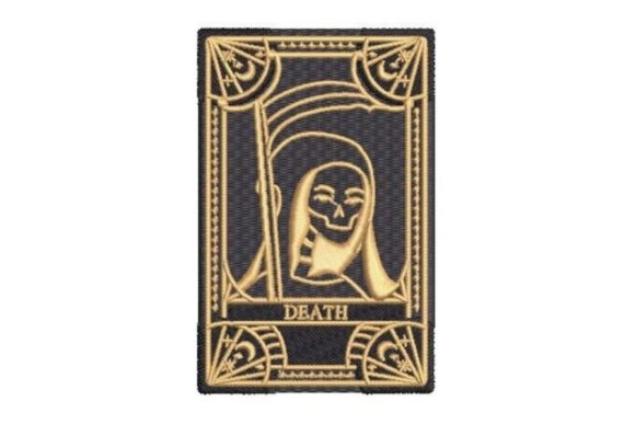 Witchy Tarot Card Death Embroidery Review