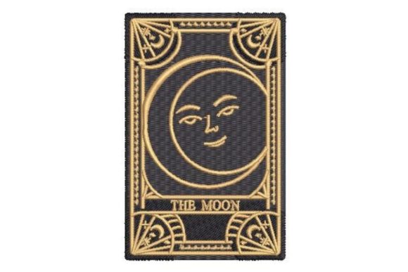 Witchy Tarot Card the Moon Embroidery Review